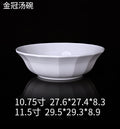 Golden Crown Ceramic Soup Bowl — Commercial Restaurant Ceramic Tableware