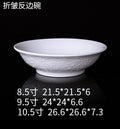 Pleated Inverted-Rim Ceramic Bowl — Commercial Restaurant Ceramic Tableware