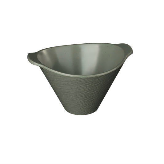 Rock-Texture Melamine Two-Handle Bucket — commercial Rock-Texture melamine tableware by TERRA