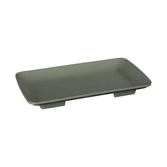 Leather-Grain Melamine Rectangular Dish — commercial Leather-Grain melamine tableware by TERRA