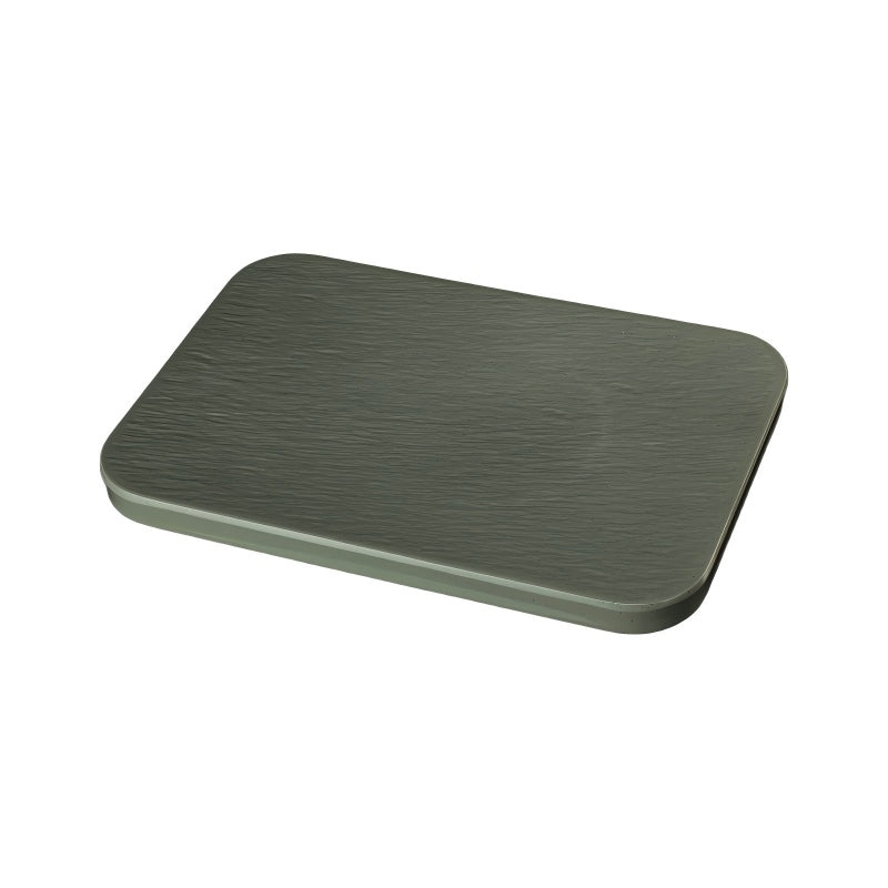 Rock-Texture Melamine Flat Rectangular Platter — commercial Rock-Texture melamine tableware by TERRA