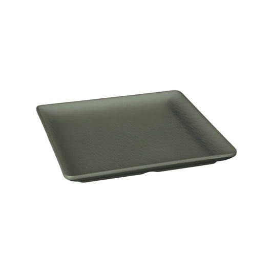Rock-Texture Melamine Square Plate — commercial Rock-Texture melamine tableware by TERRA