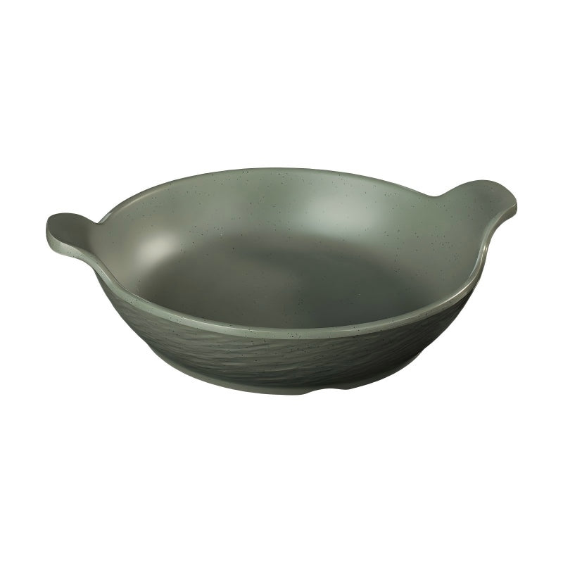 Rock-Texture Melamine Two-Handle Pot — commercial Rock-Texture melamine tableware by TERRA