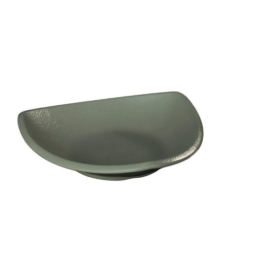 Leather-Grain Melamine Triangular Flared Plate — commercial Leather-Grain melamine tableware by TERRA