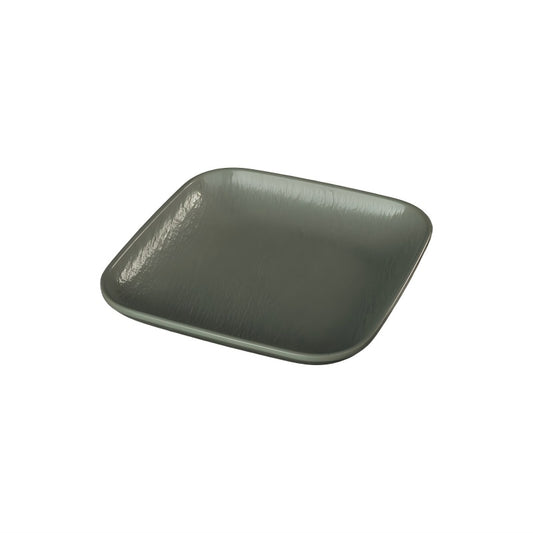 Rock-Texture Melamine Square Deep Plate — commercial Rock-Texture melamine tableware by TERRA