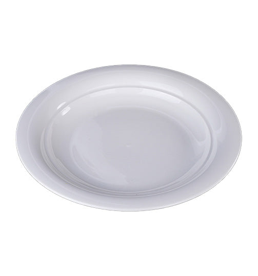 Fangao Flared Rim Shallow Plate — commercial ceramic plate