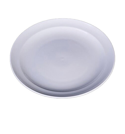 Gold-Thread Ceramic Shallow Plate — White background product photo