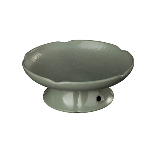Rock-Texture Melamine Pedestal Fruit Bowl (Set) — commercial Rock-Texture melamine tableware by TERRA
