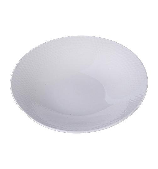 Stardot Pedestal Soup Plate — commercial ceramic plate