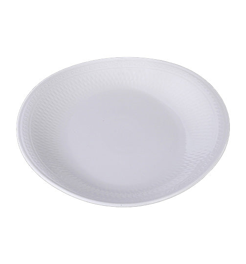 Nanya Upturned Rim Soup Plate — commercial ceramic plate