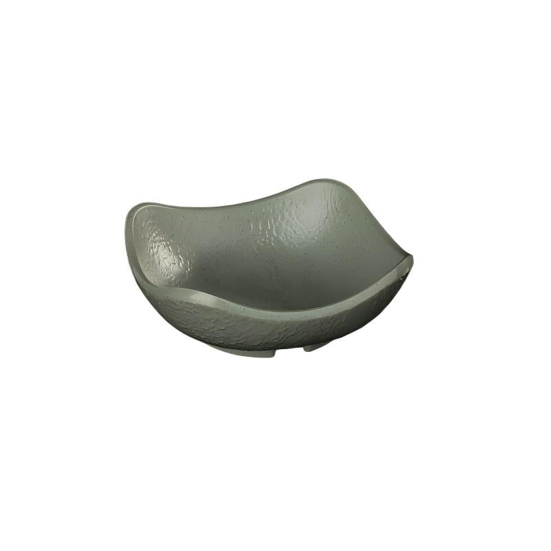 Leather-Grain Melamine Flared Dish — commercial Leather-Grain melamine tableware by TERRA