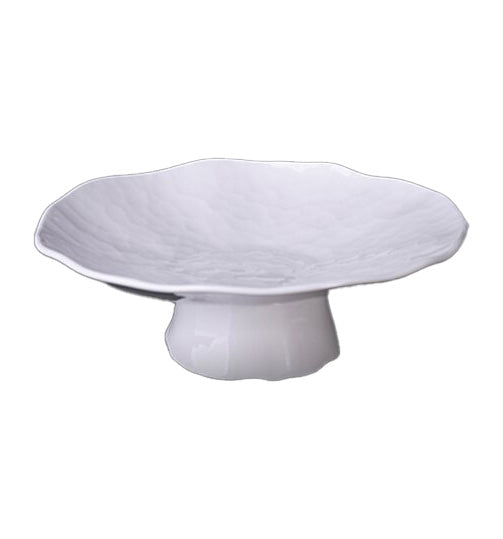 Diamond Pedestal Plate — commercial ceramic plate