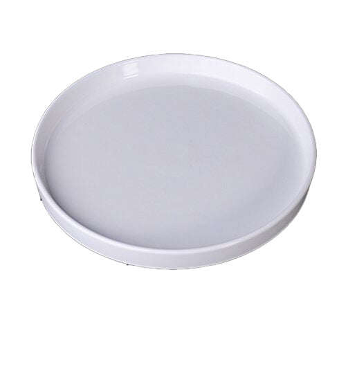 Straight-Side Display Round Plate — White background product photo