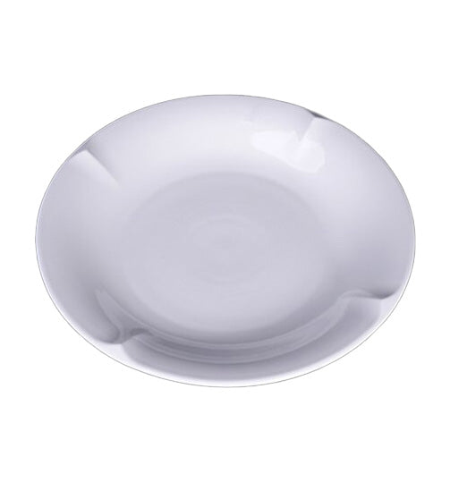 Yulan Flared Rim Deep Plate — commercial ceramic plate