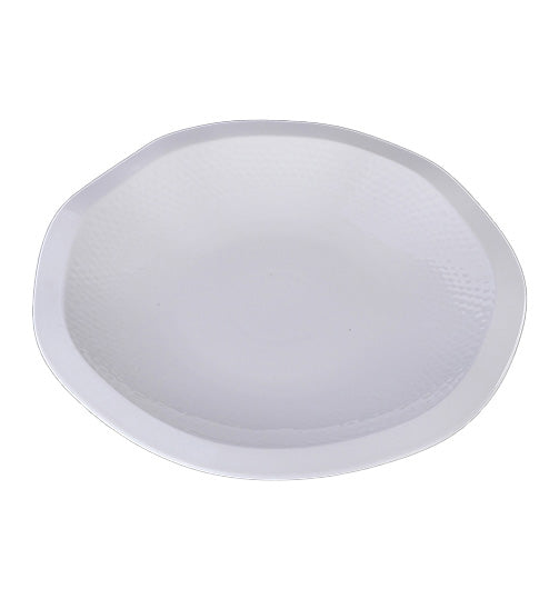 Stardot Scalloped Plate — commercial ceramic plate