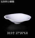 Belgium Small-Foot Ceramic Bowl — Commercial Restaurant Ceramic Tableware
