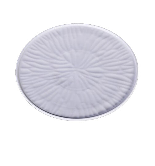 Gold-Jade Ceramic Shallow Plate — White background product photo