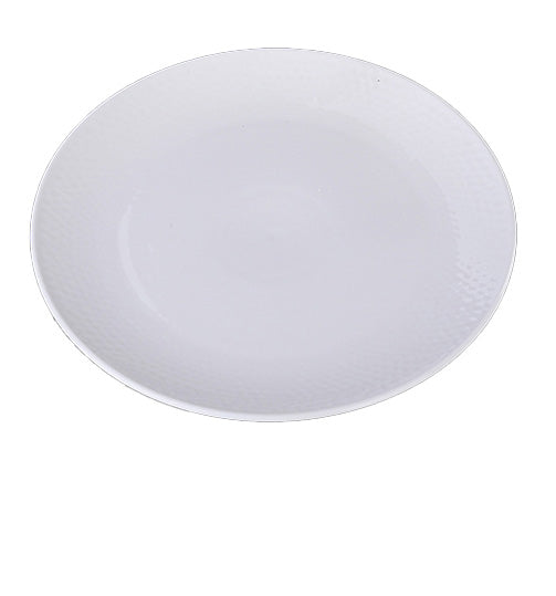 Stardot Ceramic Shallow Plate — White background product photo