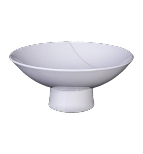 Natural Pedestal Bowl — commercial ceramic plate