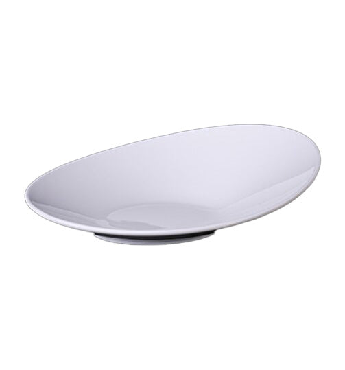 Slanted-Rim Soup Plate — commercial ceramic plate