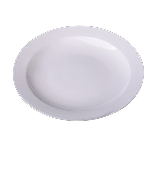 Weishen Ceramic Soup Plate — White background product photo