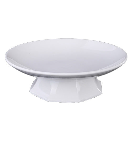 Bamianfu Pedestal Shallow Plate — commercial ceramic plate