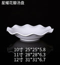 Starshine Petal Ceramic Soup Plate — Commercial Restaurant Ceramic Tableware