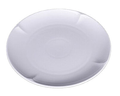 Yulan Round Ceramic Shallow Plate — White background product photo
